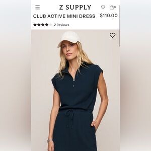 Z SUPPLY club active mini dress
